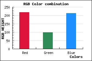 rgb background color #DB62D6 mixer