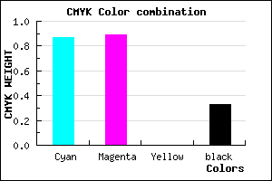 #1612AA color CMYK mixer