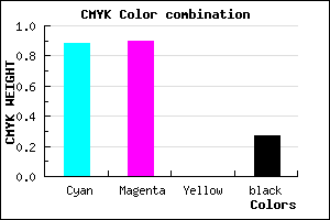 #1612BA color CMYK mixer