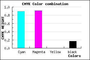#1612D3 color CMYK mixer