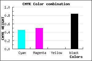 #161428 color CMYK mixer