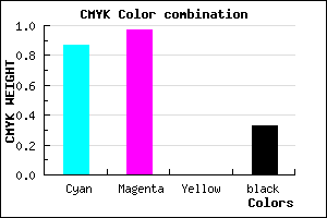 #1606AC color CMYK mixer