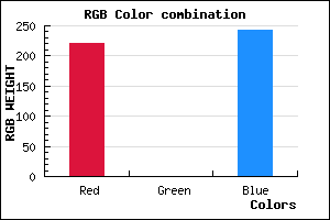 rgb background color #DC00F2 mixer