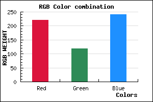 rgb background color #DC76F0 mixer