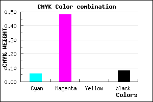 #DC7BEB color CMYK mixer