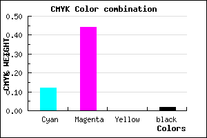 #DC8DFA color CMYK mixer