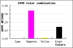 #DC92DA color CMYK mixer