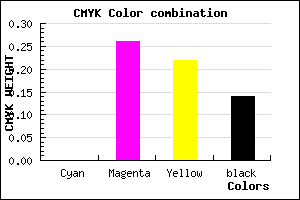 #DCA2AB color CMYK mixer