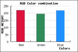rgb background color #DCC3DB mixer