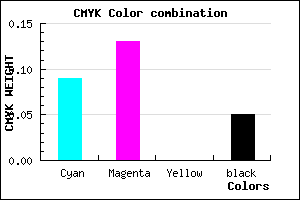 #DCD1F1 color CMYK mixer