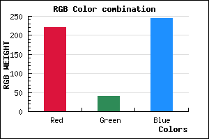rgb background color #DC28F5 mixer