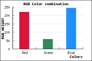 rgb background color #DC3BF5 mixer