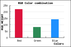 rgb background color #DC538F mixer