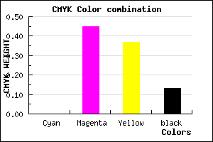 #DD798C color CMYK mixer