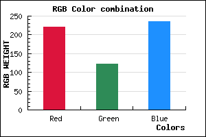rgb background color #DD7BEB mixer