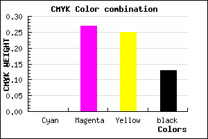 #DDA1A6 color CMYK mixer