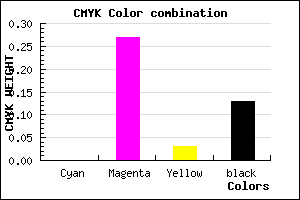 #DDA1D6 color CMYK mixer