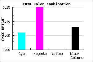 #DDC6EA color CMYK mixer