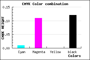 #DDC8E0 color CMYK mixer
