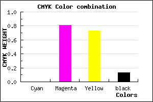 #DD2B3C color CMYK mixer