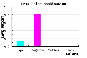 #DD2DFF color CMYK mixer