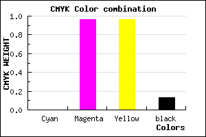 #DD0808 color CMYK mixer