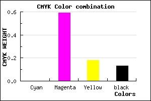 #DD5AB6 color CMYK mixer
