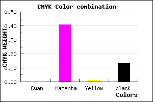 #DE82DC color CMYK mixer