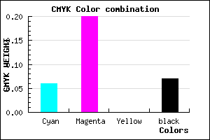 #DEBCEC color CMYK mixer