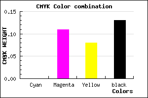 #DEC6CC color CMYK mixer