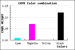 #DED0E0 color CMYK mixer