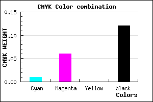 #DED3E1 color CMYK mixer