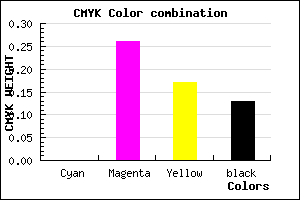 #DFA6BA color CMYK mixer