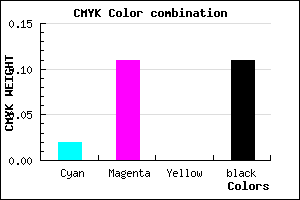 #DFCCE4 color CMYK mixer