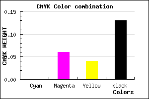#DFD1D5 color CMYK mixer