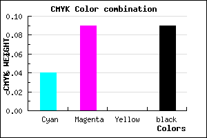 #DFD3E9 color CMYK mixer