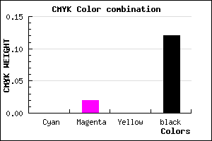 #DFDCE0 color CMYK mixer