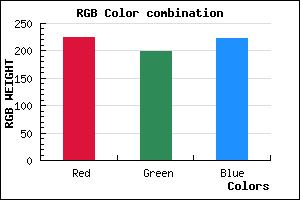 rgb background color #E0C6DE mixer