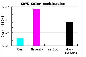 #E0C7E7 color CMYK mixer