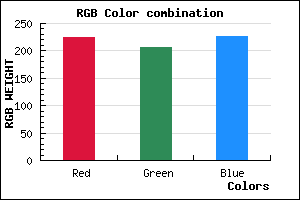rgb background color #E0CFE3 mixer