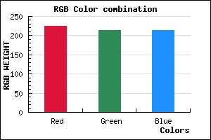 rgb background color #E0D6D6 mixer