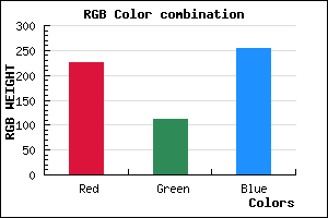 rgb background color #E16FFF mixer