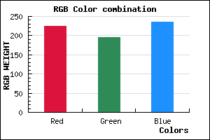 rgb background color #E1C4EC mixer