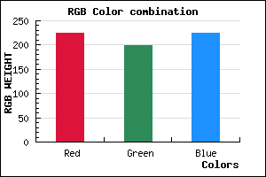 rgb background color #E1C7E0 mixer