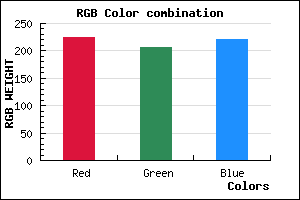 rgb background color #E1CFDD mixer