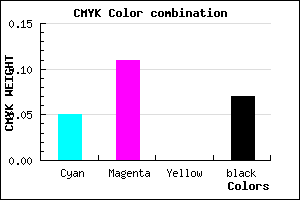 #E1D4EE color CMYK mixer