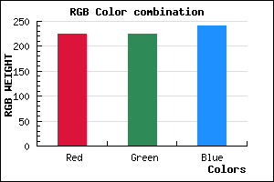 rgb background color #E1E1F1 mixer