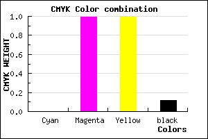 #E10303 color CMYK mixer