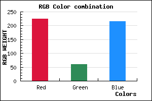 rgb background color #E13DD7 mixer