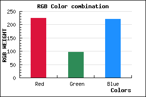 rgb background color #E161DC mixer